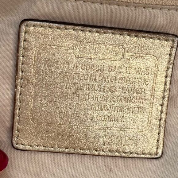 Coach Penelope Shantung Textured Signature Fabric Mini Hobo - Picture 10 of 15